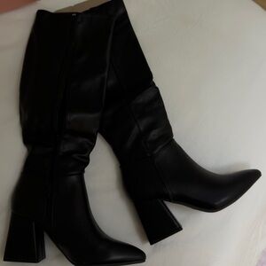Wild Pair Black Knee High Boots